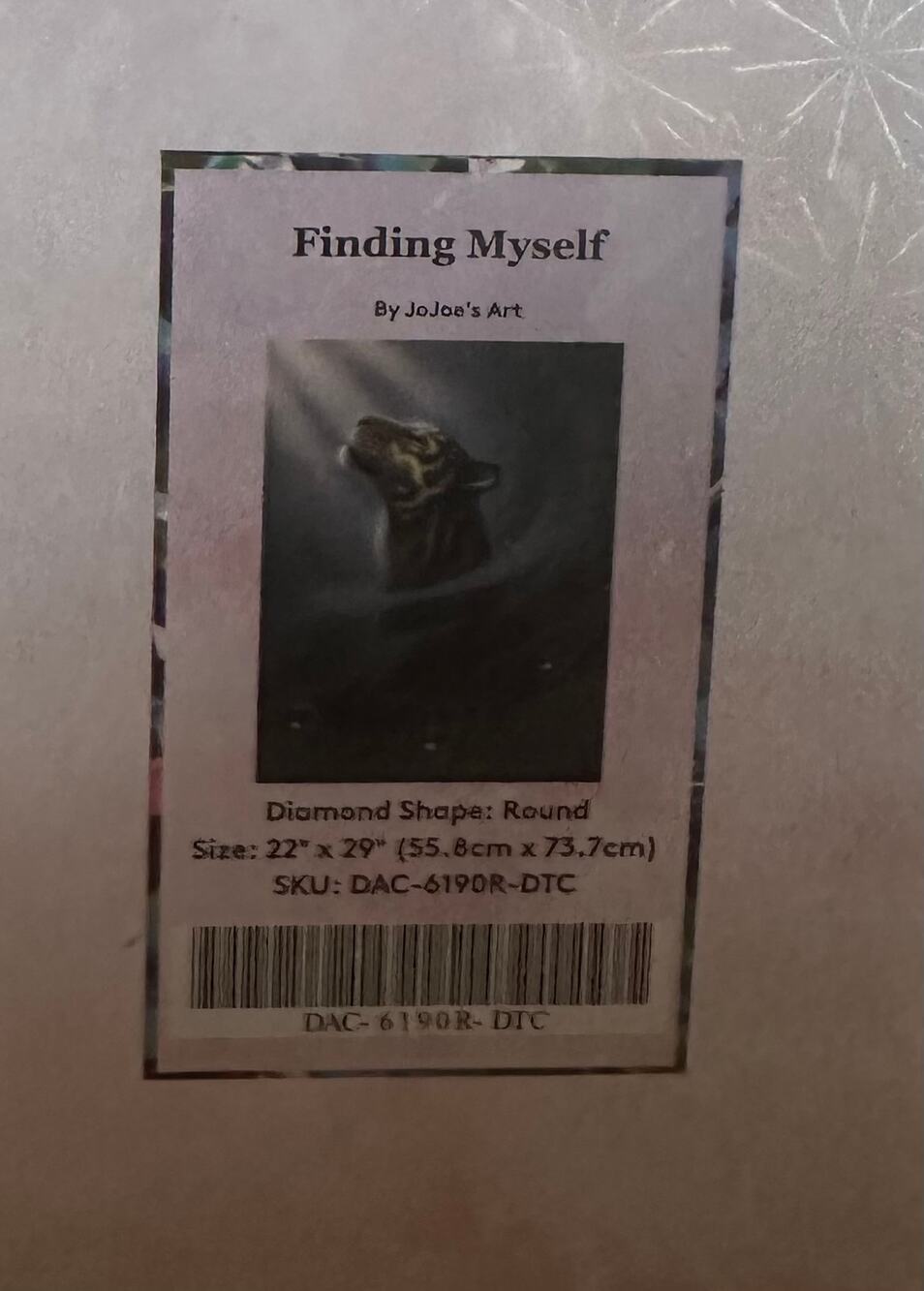Finding Myself by JoJoe's Art Diamond Art Club Archived Sealed Tiger